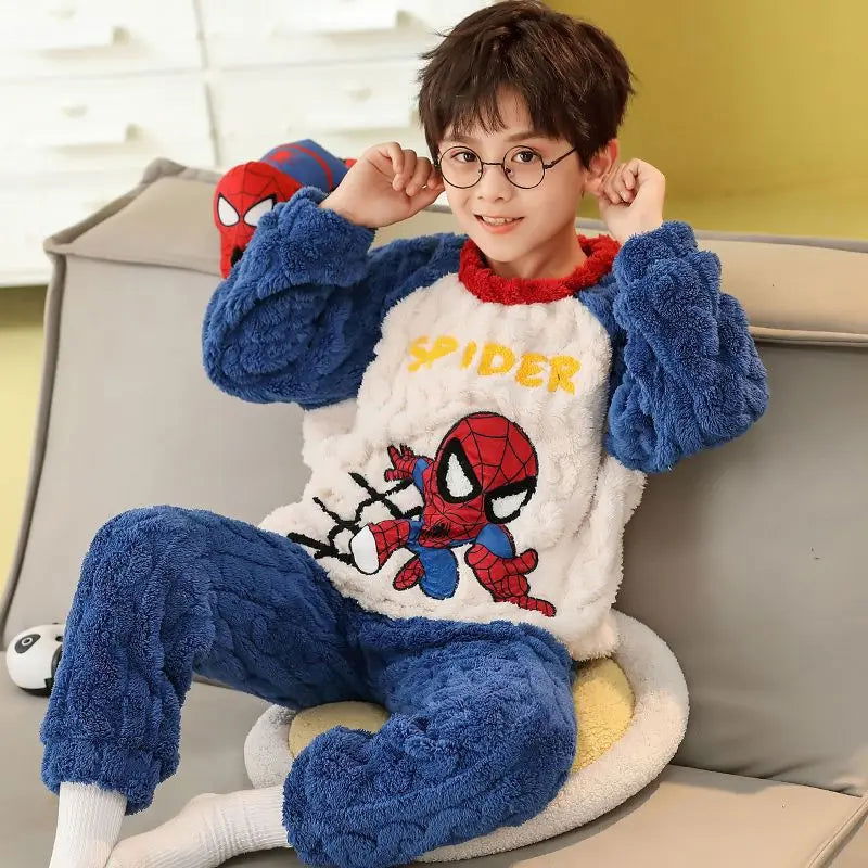 Winter Flannel Pajama Set for Boys