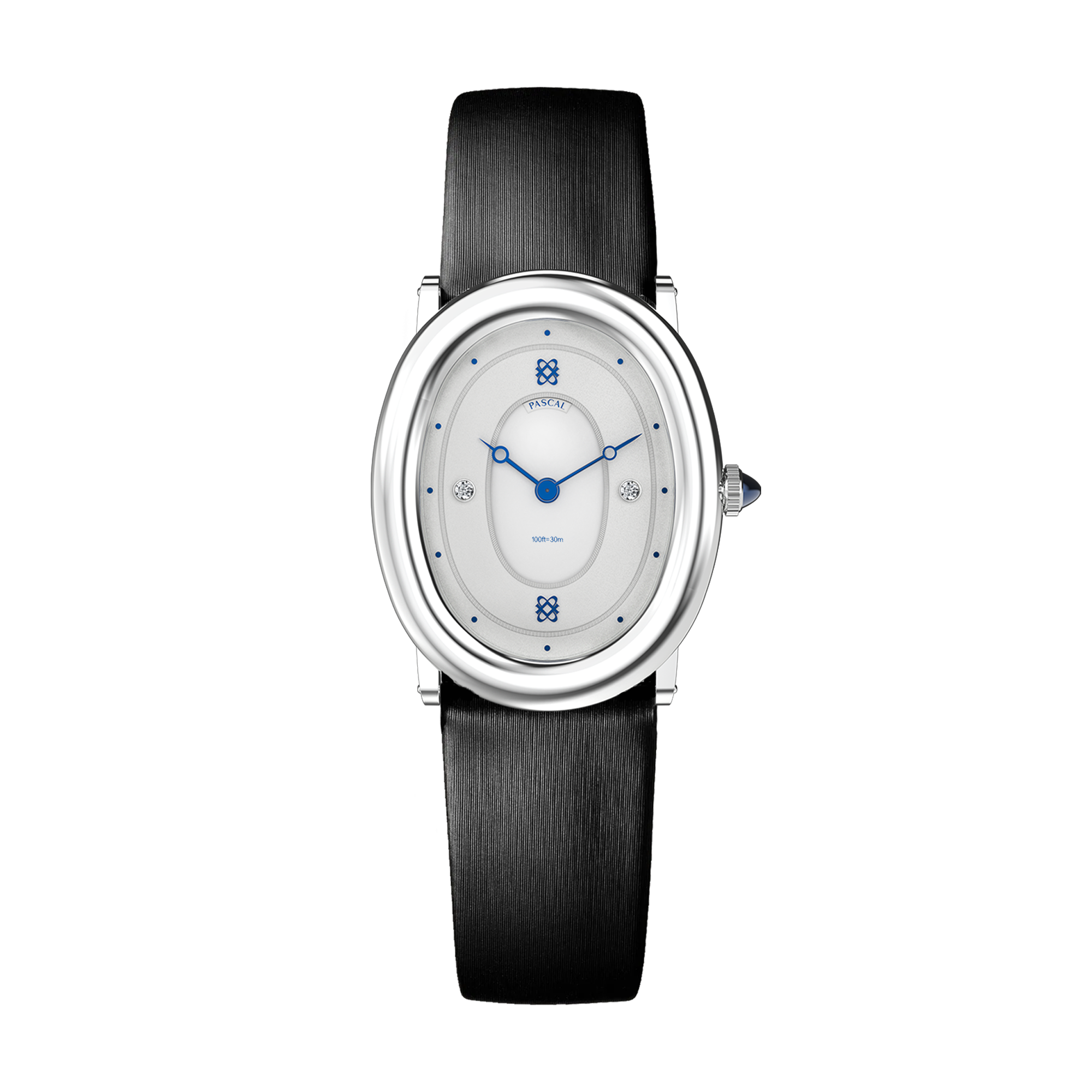 Oval Bubble Diamond Watch