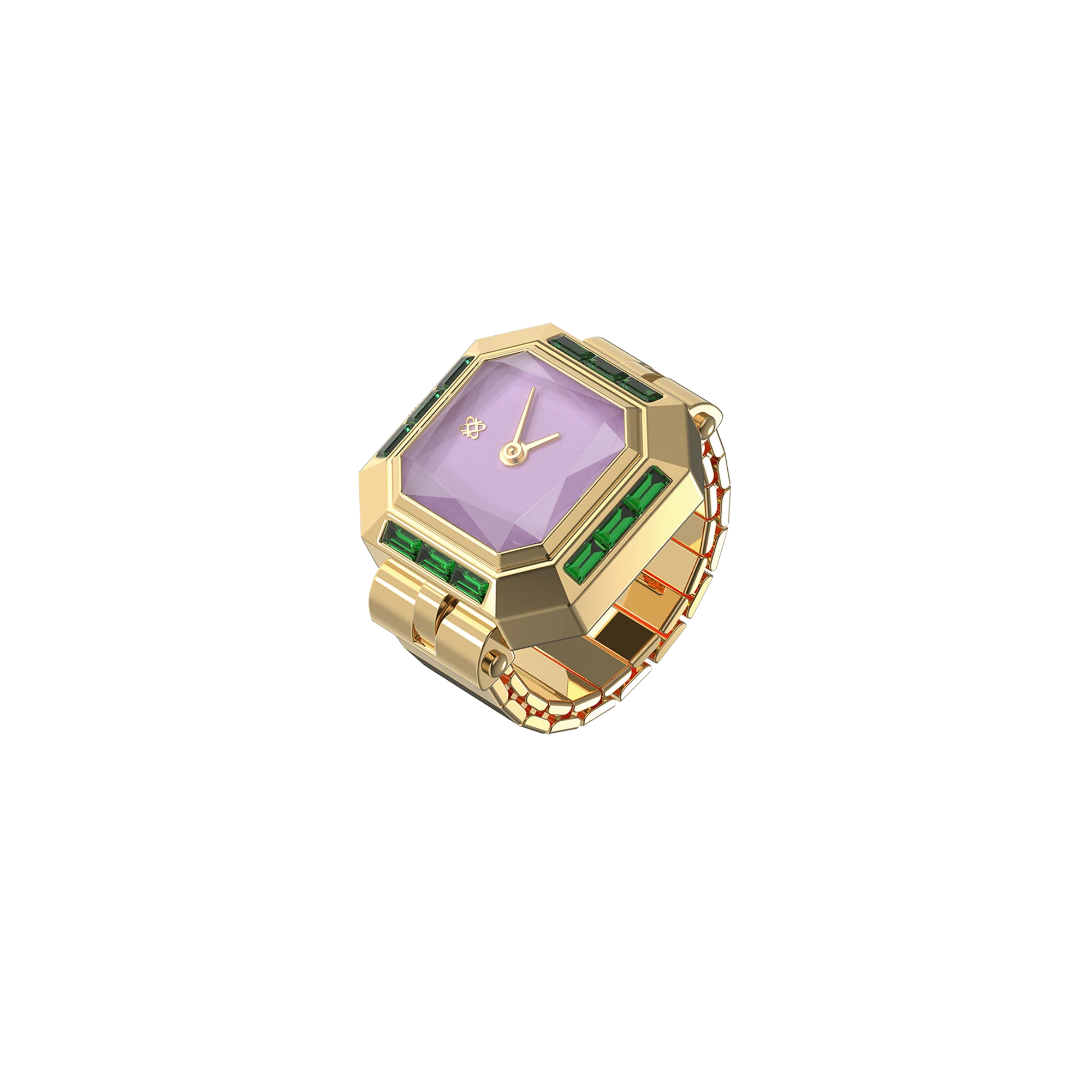Sofia Prism Cocktail Watch Ring