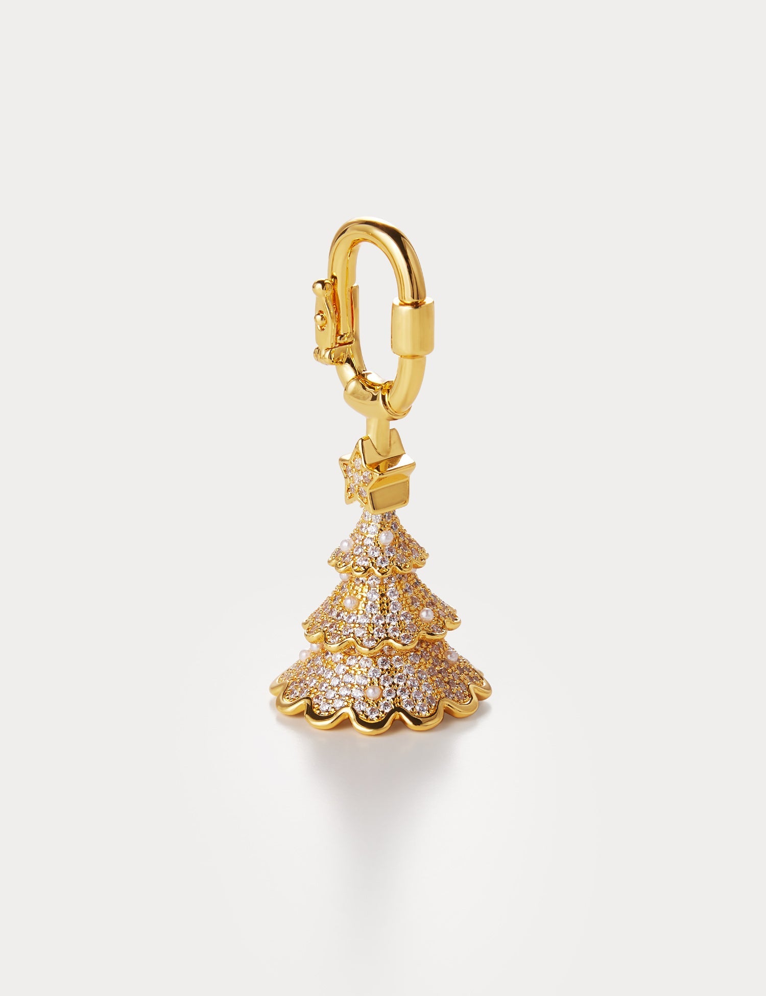 Sparkle Gold—Christmas Tree Bag Charm