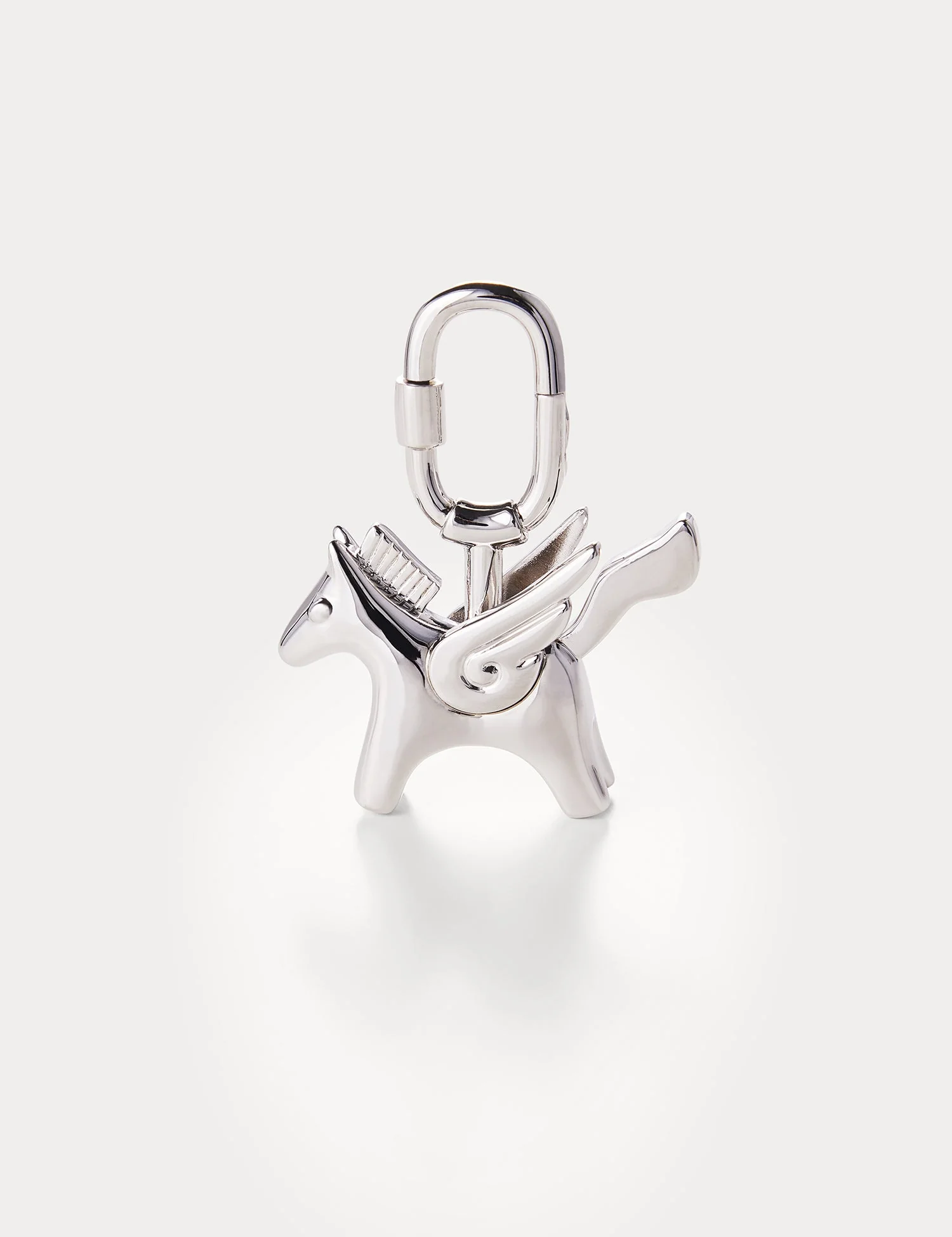 Classic Silver—Rodeo Pegase Bag Charm