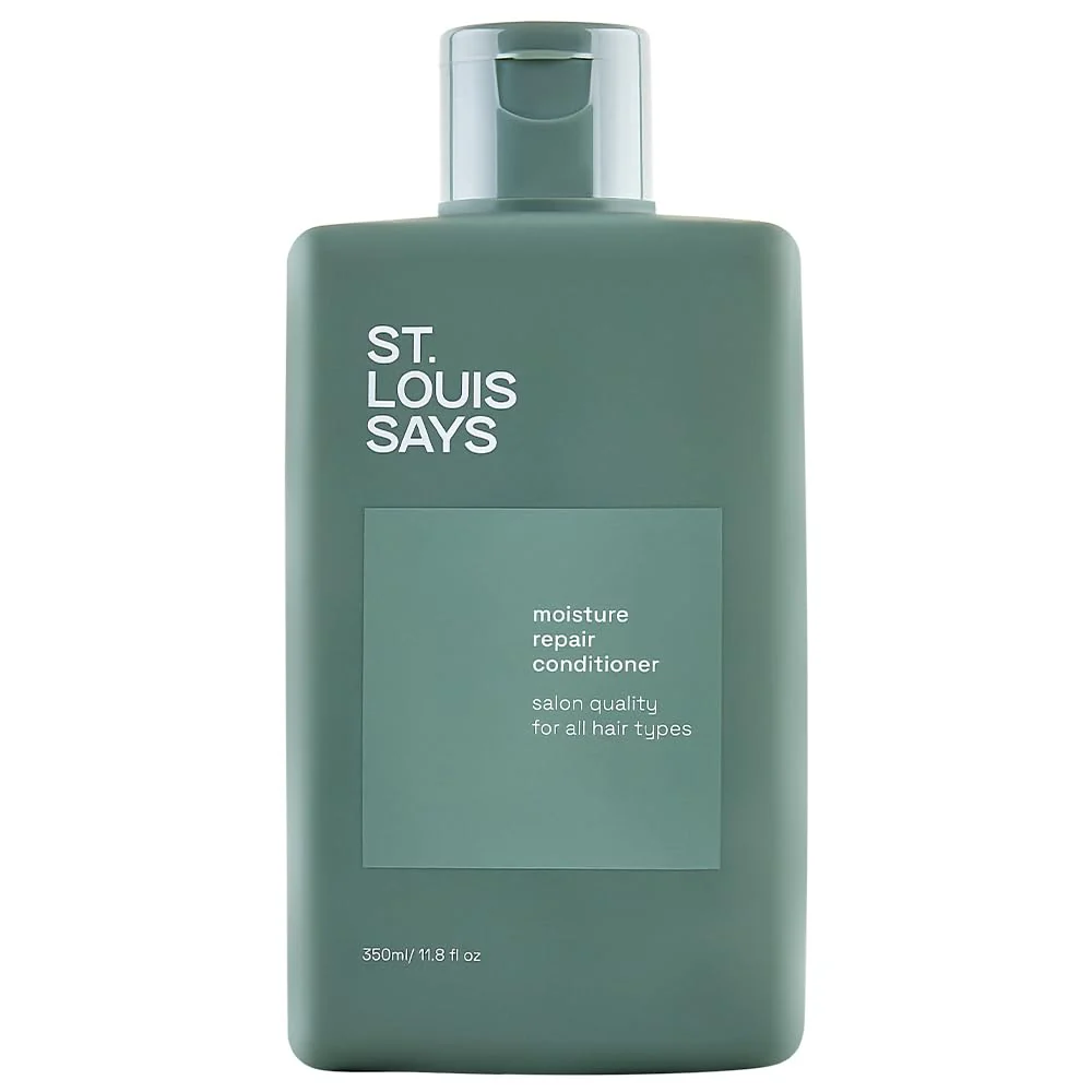 St. Louis Says Moisture Repair Conditioner 350ml - Hydrating conditioner for all hair types - SLS/Silicone/Paraben Free - Vegan/Gluten/Cruelty Free