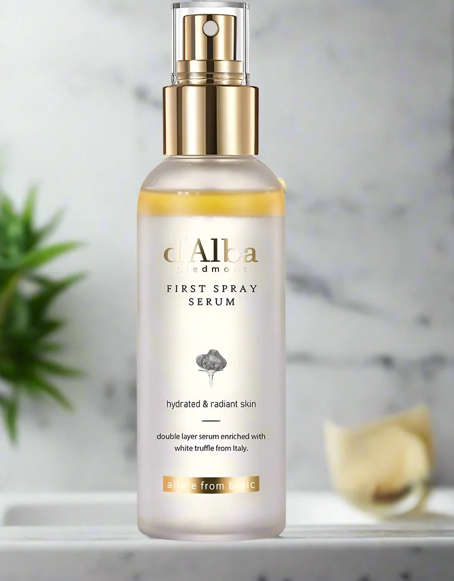 d'Alba Italian White Truffle First Spray Serum, Vegan Skin Care, Hydrating Face Moisturizer, Glow Serum for Radiant Skin, Non Comedogenic, All In One Mist, Korean skincare (100ml)…