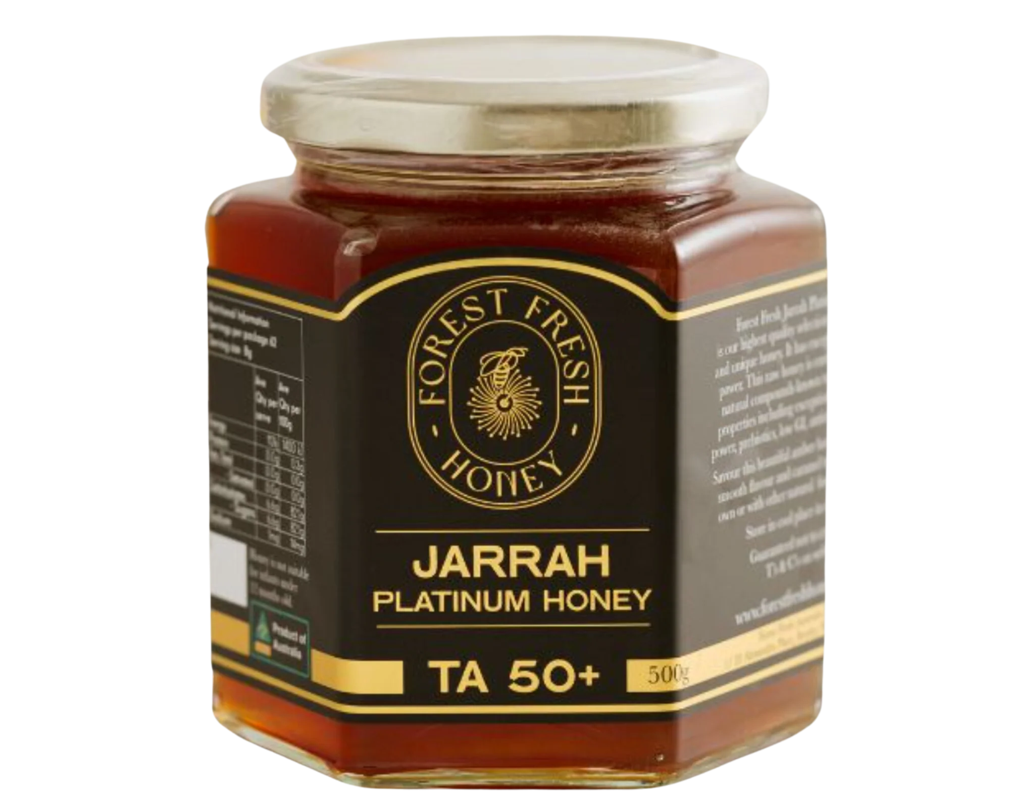 Mật ong rừng Jarrah Platinum TA50+ 250g