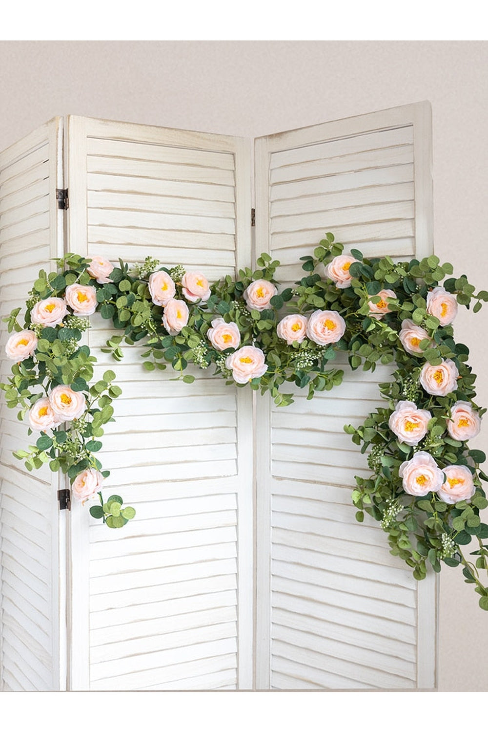 Blooming Artificial Peony Plant Garland