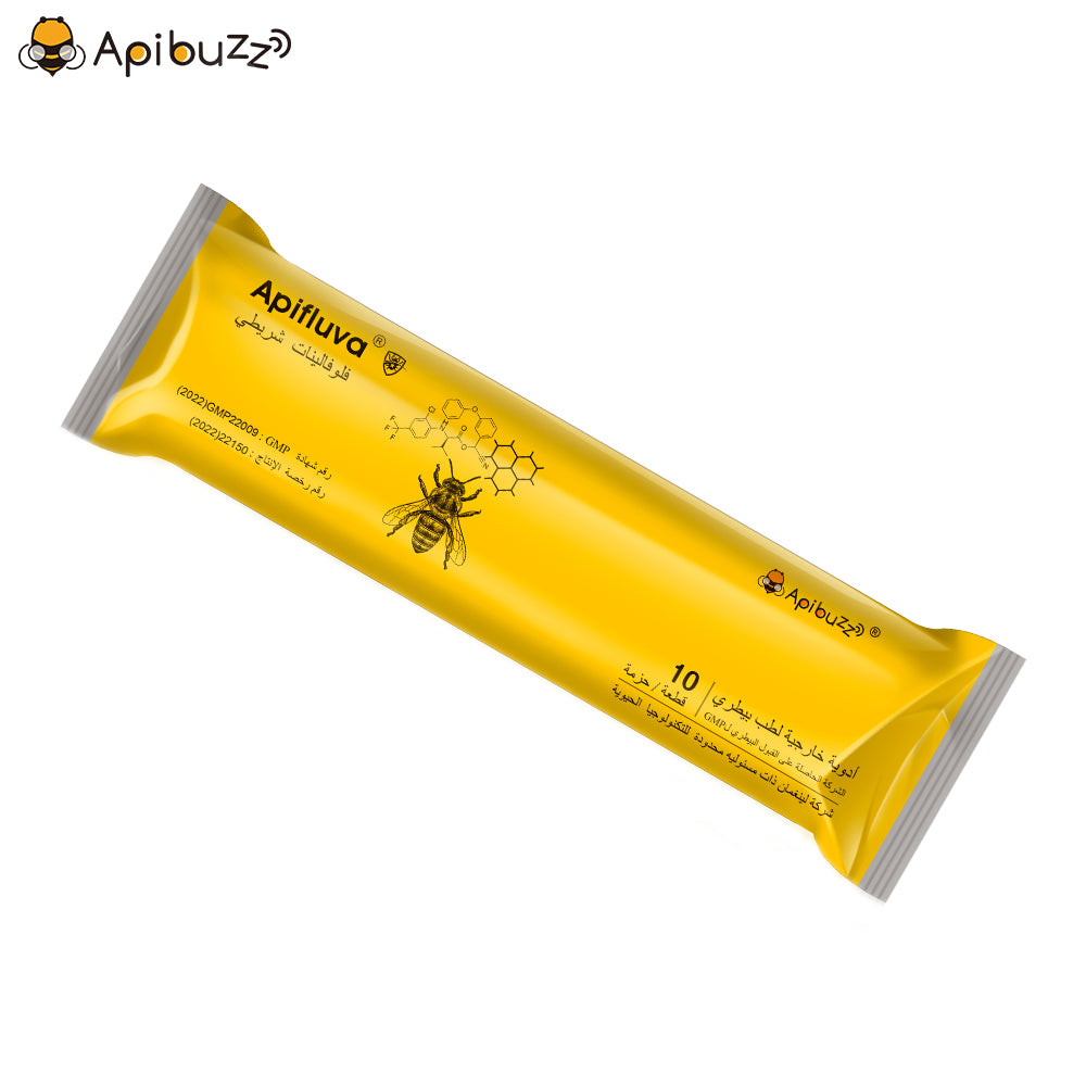 APIFLUVA Mite Strips for Honey Bees（Arabic Version）10-Count Pack