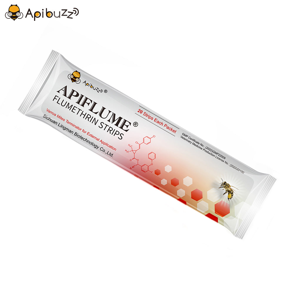 APIFLUME Varroa Mite Strips | 20-Unit Pack