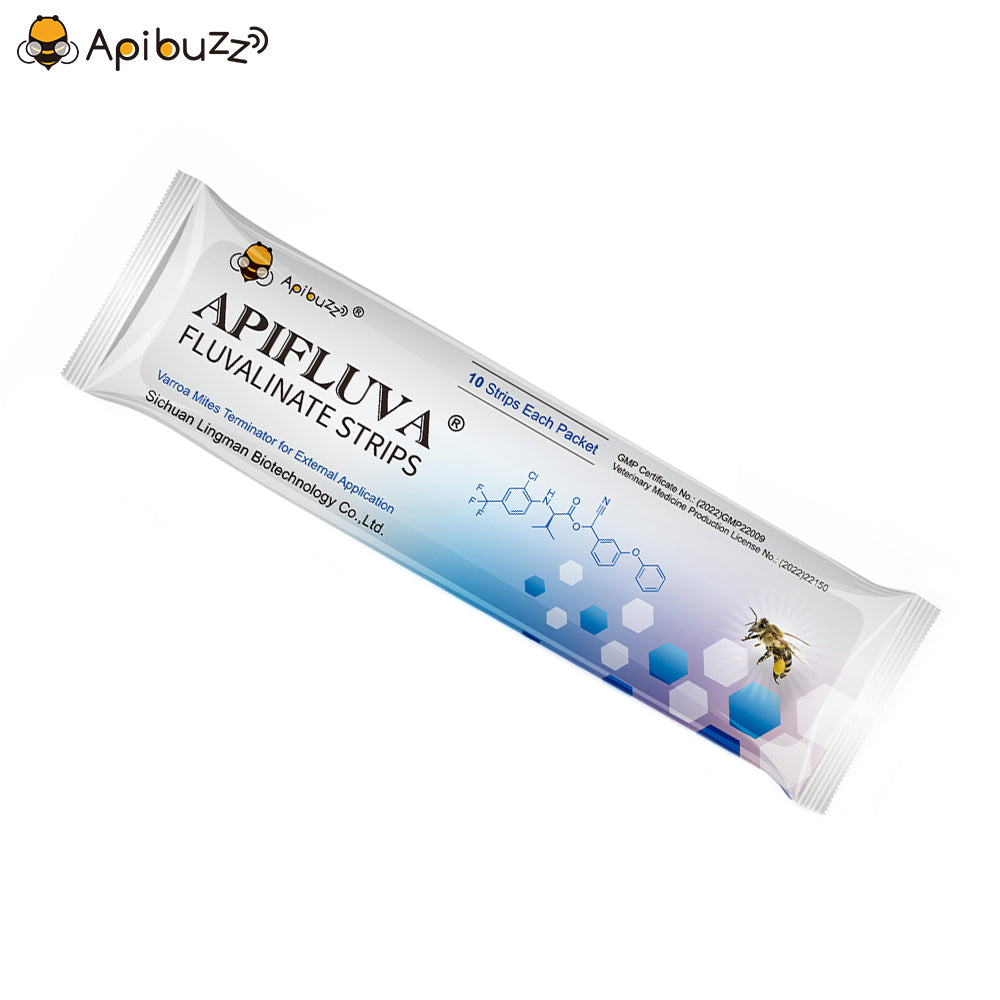 APIFLUVA Bee Mite Strips | 10-Count Pack