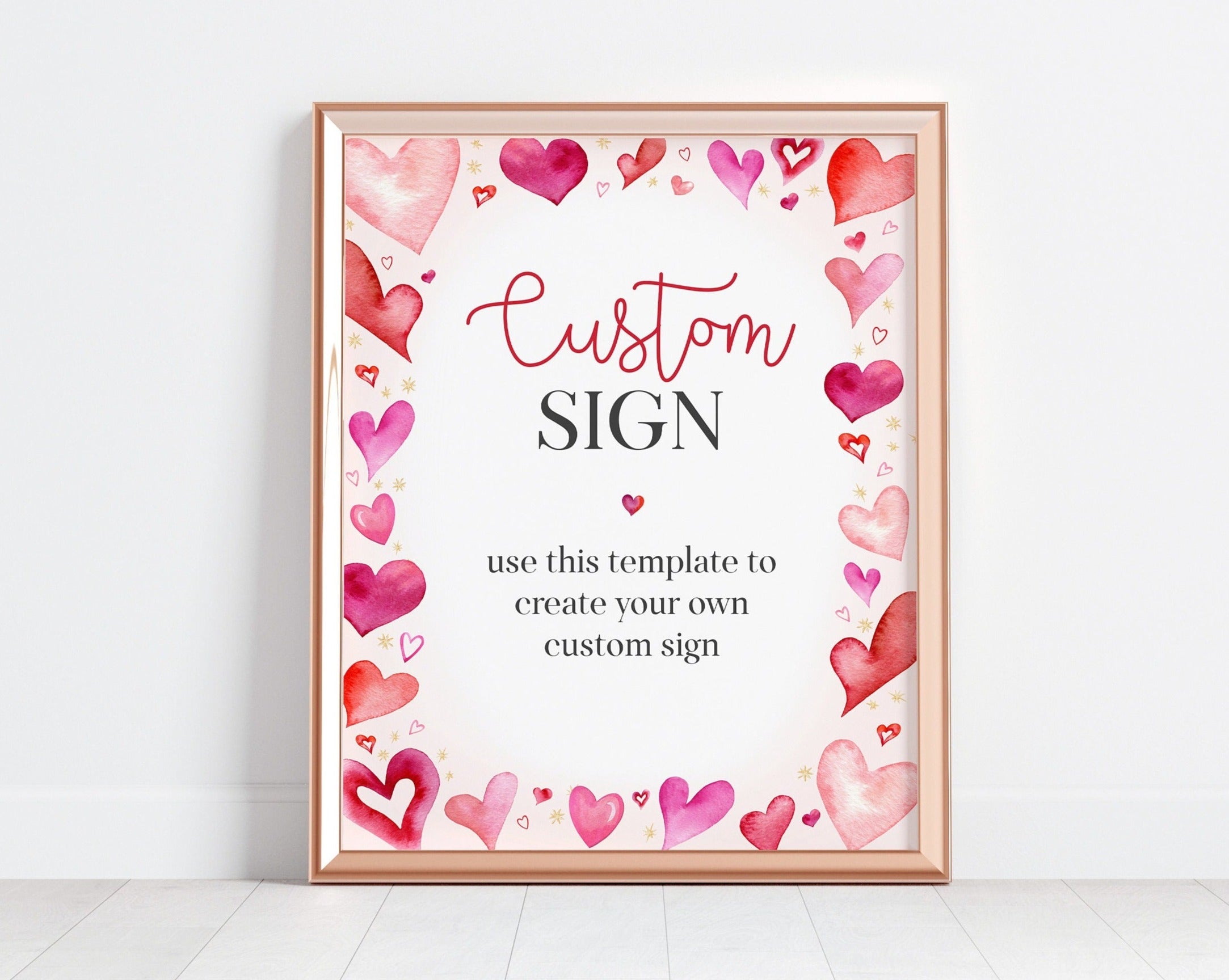 Little Sweetheart Custom Sign Printable Party Decor