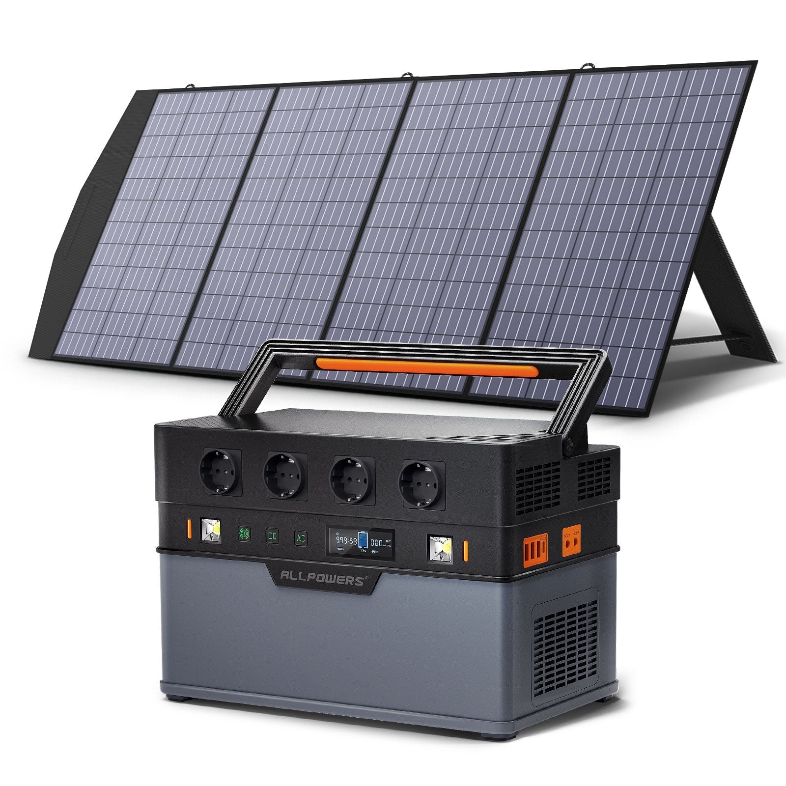 ALLPOWERS Kit Générateur Solaire 1500W (S1500 + SP033 200W Panneau Solaire)