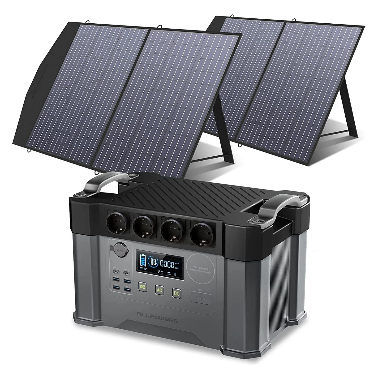 ALLPOWERS Kit Générateur Solaire 2000W (S2000 + SP027 100W Panneau Solaire)