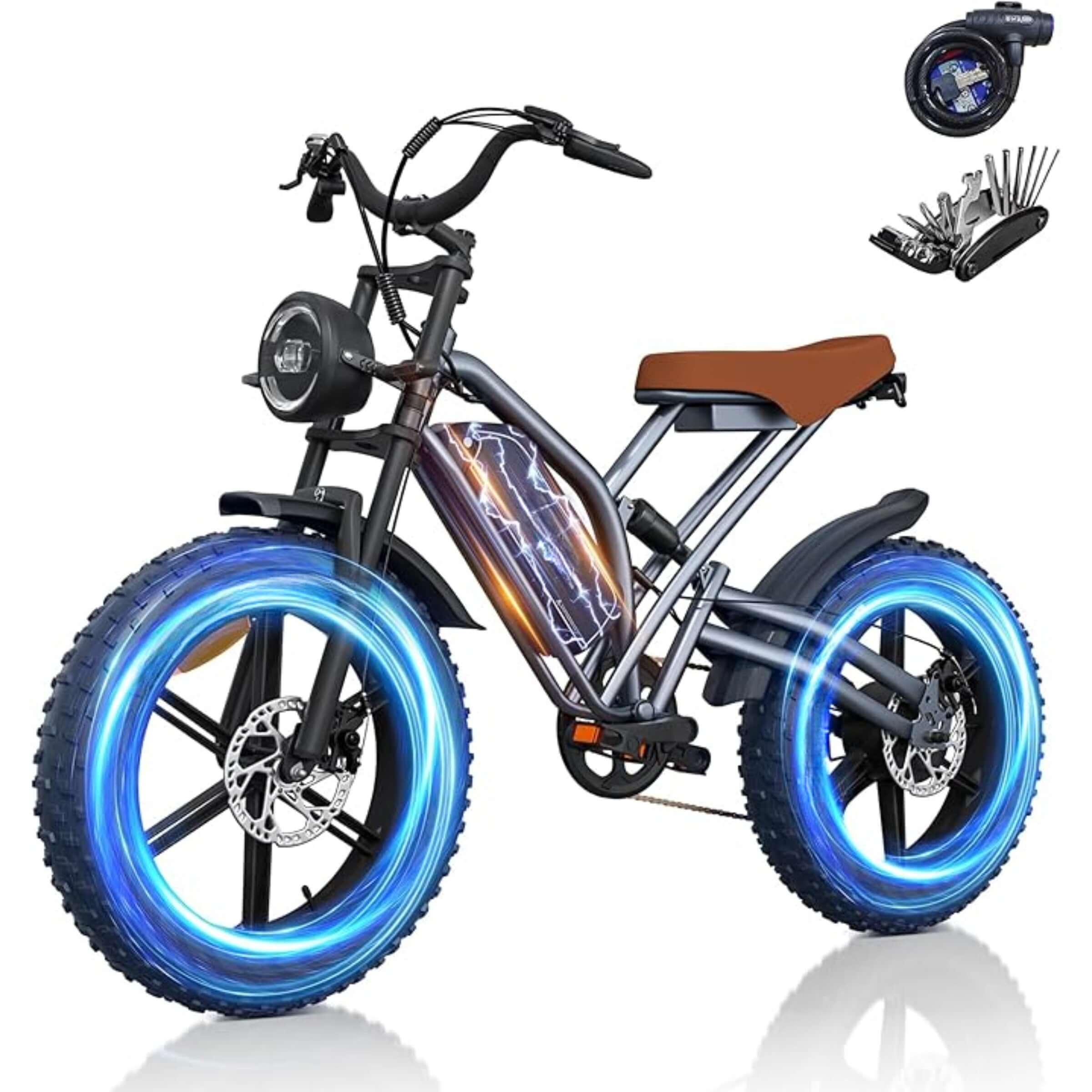 Tyooteriw x50 Electric Bike 20 inch x 4.0 Adult Electric Bike