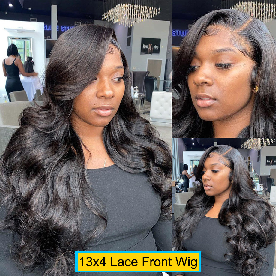 Premium Quality 360 Full Lace Frontal Body Wave Human Hair Wig - 9A Grade, Versatile Styling