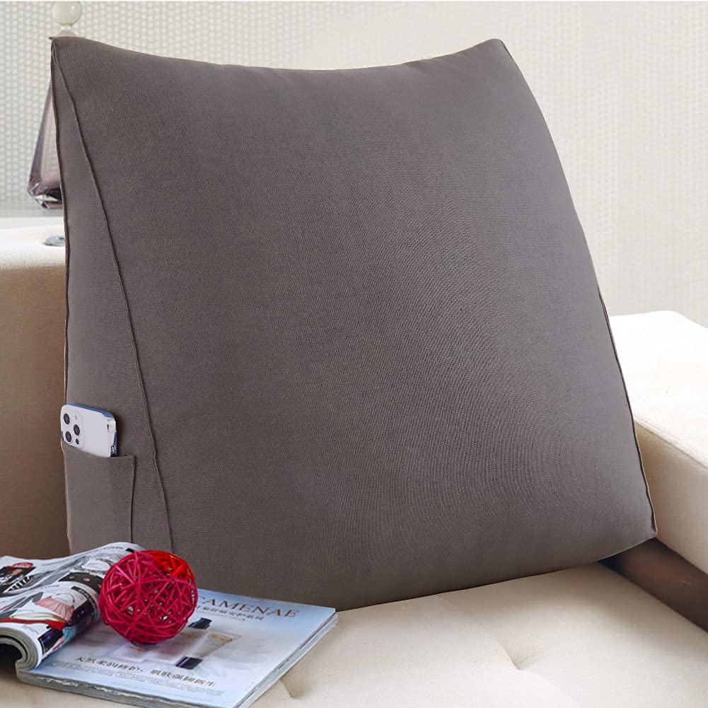 Triangular Bed Wedge Pillow Linen