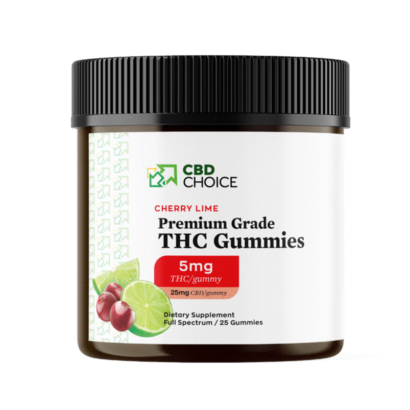 Cherry Lime THC Gummies - 5mg