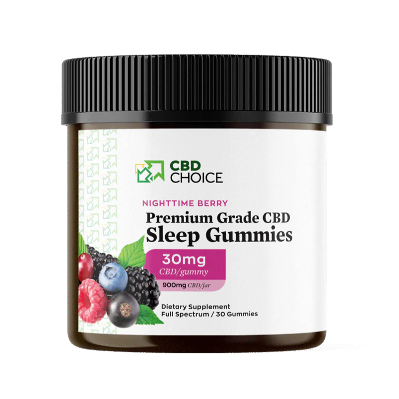 Night Time Berry CBD Gummies - 30mg