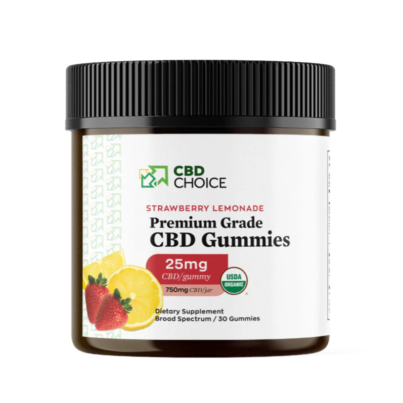 Strawberry Lemonade CBD Gummies - 25 mg