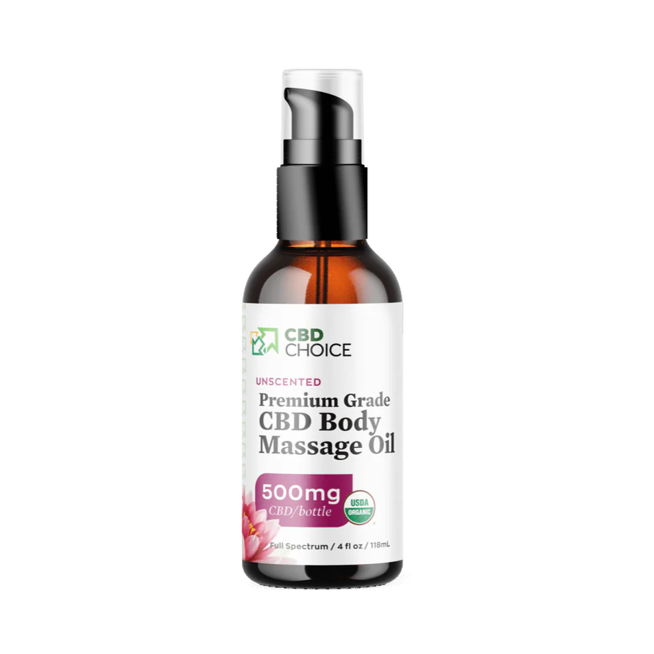 Premium CBD Massage Oil - Unscented, Full Spectrum