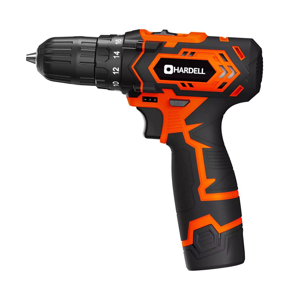 HARDELL HDCD0101 2-Speed Power Drill Set 12v