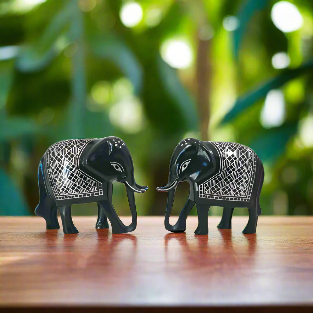 Bidri Elephant statue | Home Decor