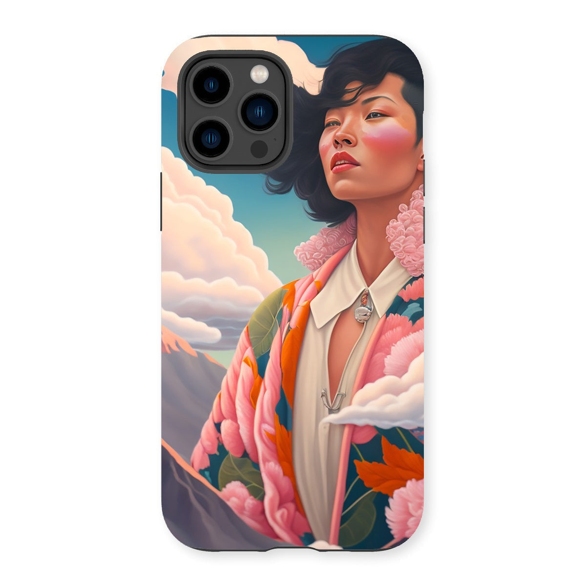 Claudette in Clouds Tough Phone Case