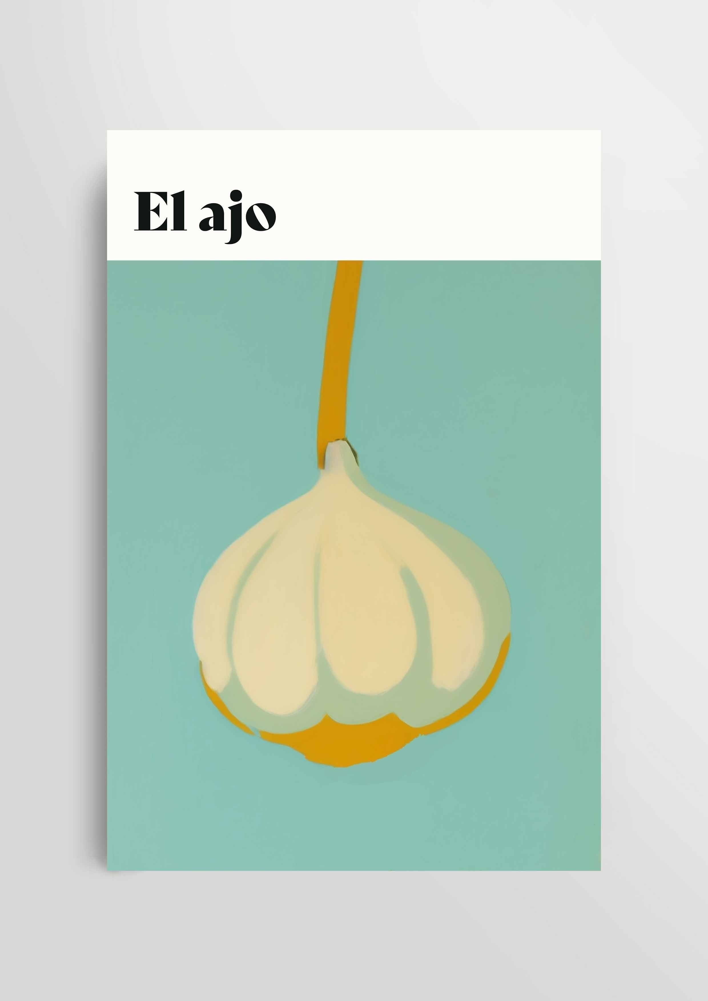 Cocina le ajo Canvas