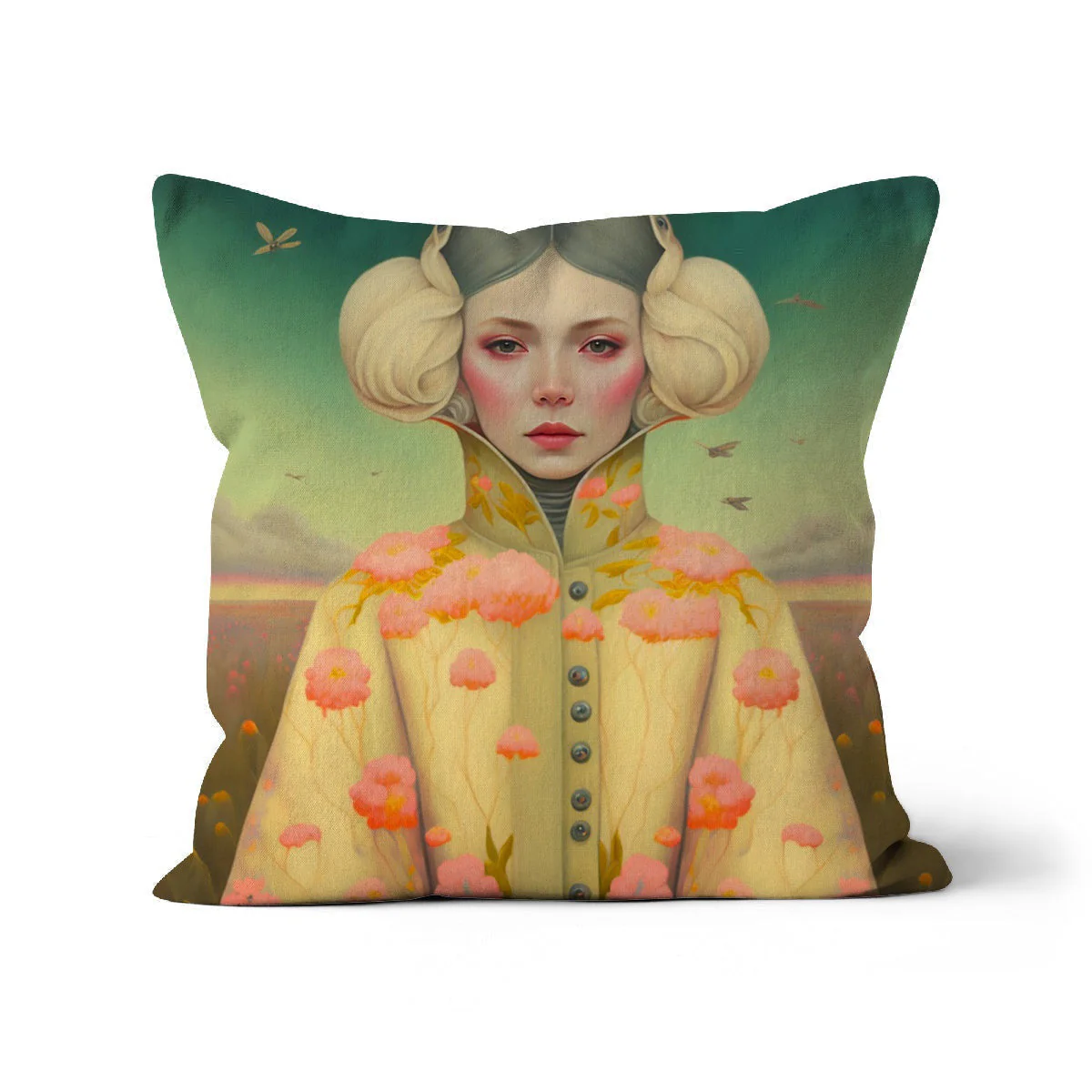 Lia in Lemon Cushion