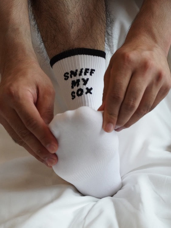 Sniff My Sox Crew Sock