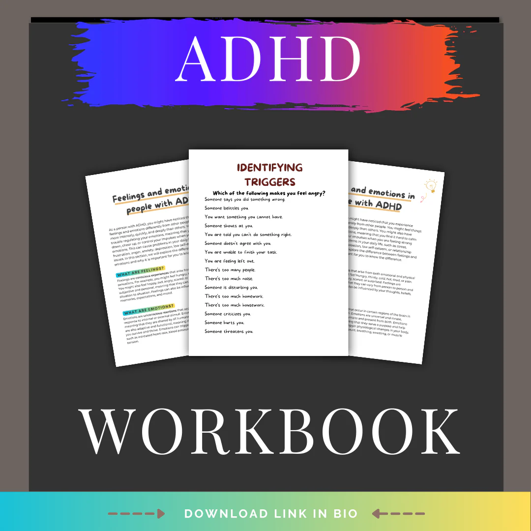 Comprehensive Adult ADHD Workbook: Engaging Exercises for Improved Focus and Productivity