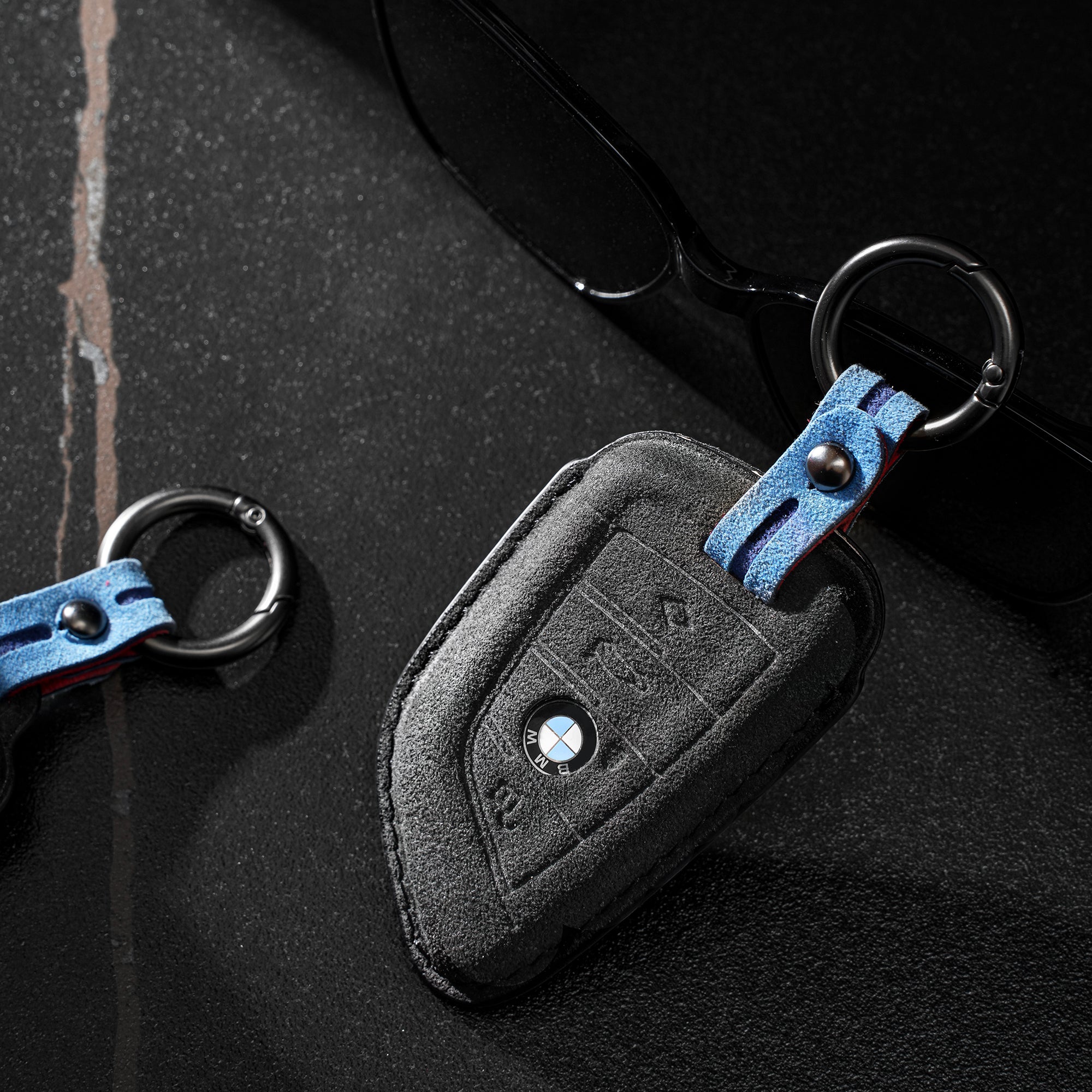 Alcantara Blade Key Fob Cover for BMW