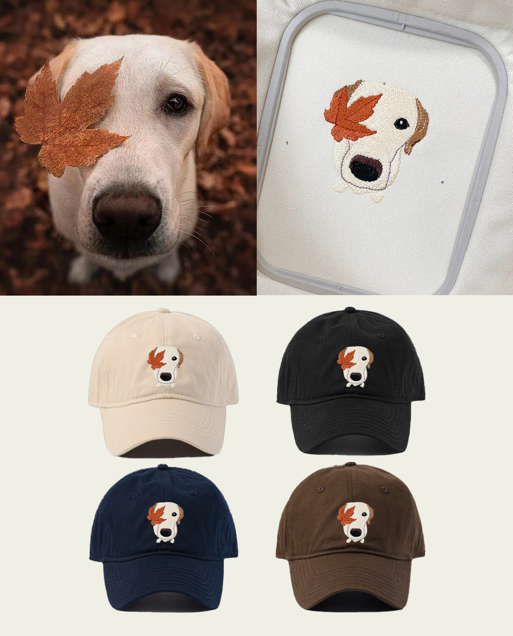 Custom Pet Embroidered Patch Hat