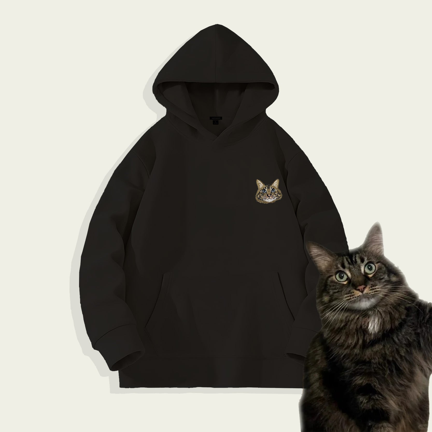 Custom Embroidered Pet Patch Hoodie