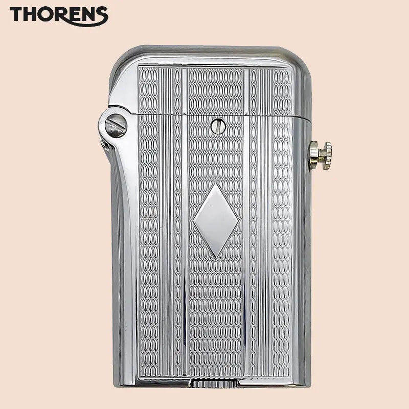 NEW THORENS 4th Generation Double Claw Lighter Classic Grinding Wheel Refillable Portable Kerosene Antique Lighter Unique Gift for Men