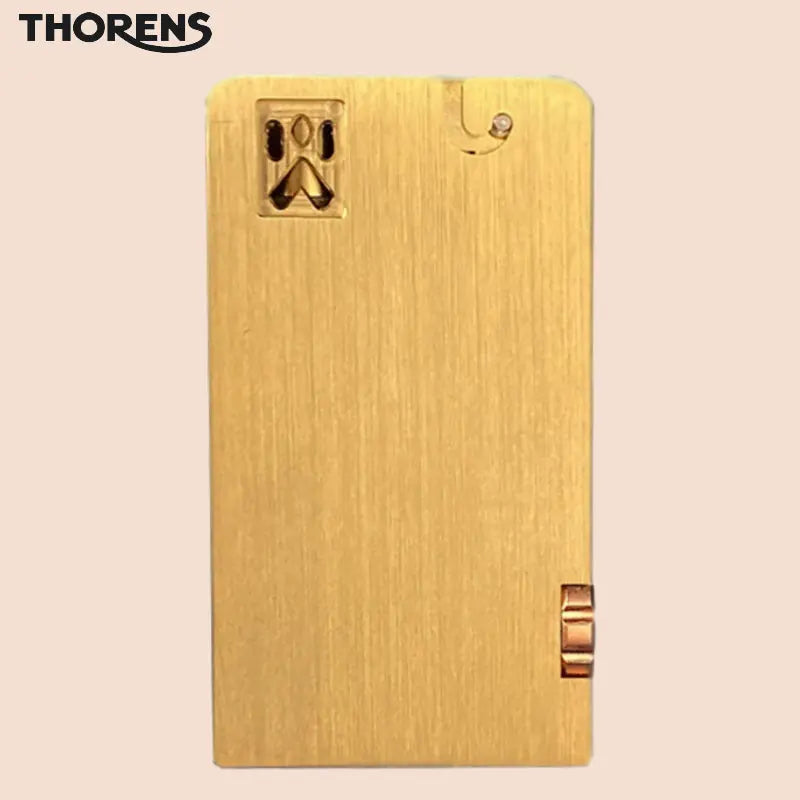 NEW THORENS Windproof Kerosene Lighter Brass Creative Personality Open Lid Automatic Ignition Unque gift for boys