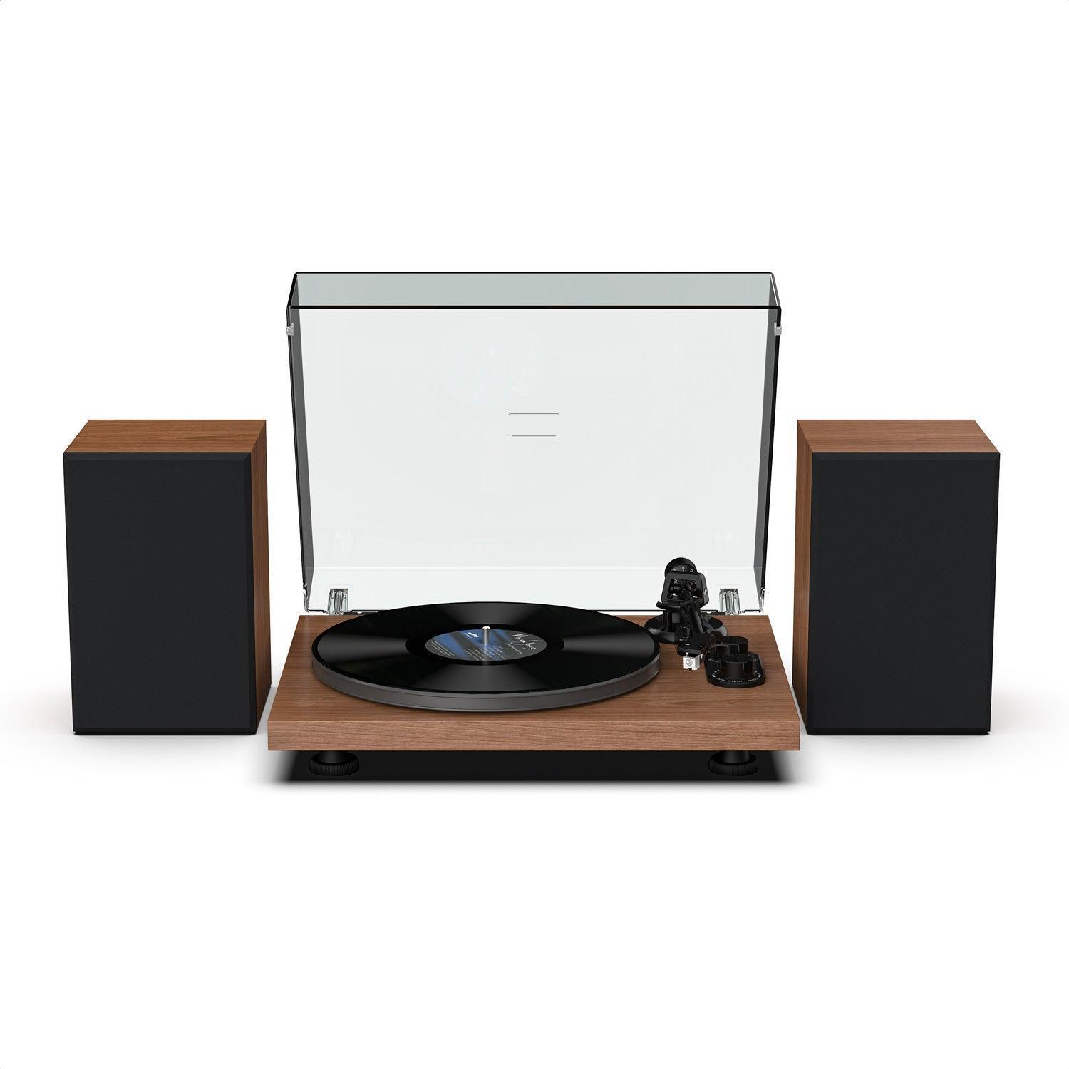 High End Bluetooth In&Out Record Player HiFi System with Stereo Speakers UD006