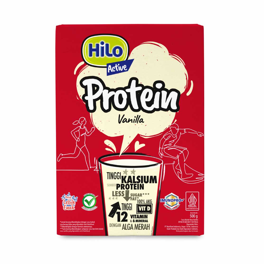 HiLo Active Vanilla 500gr