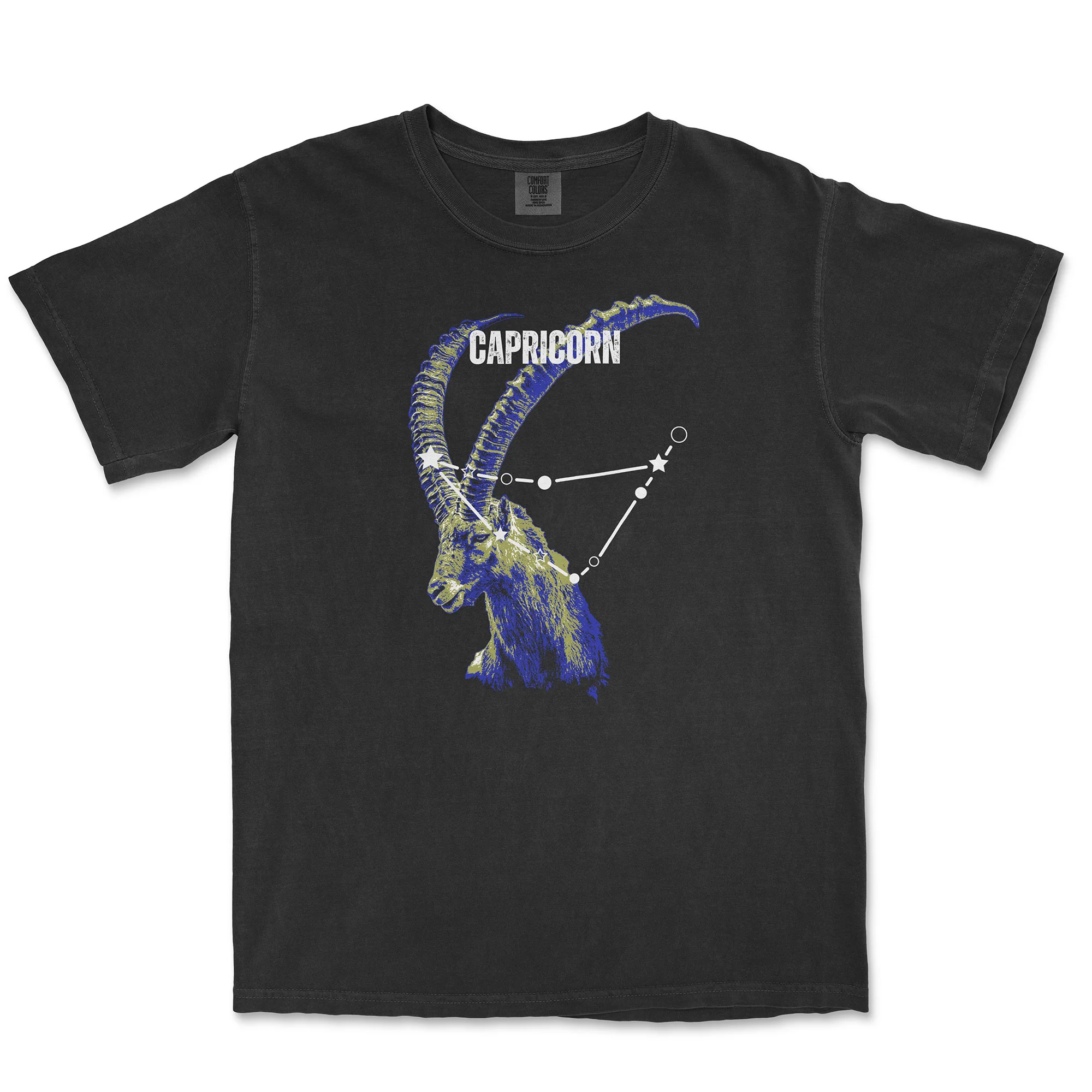 Capricorn Constellation Tee - Black