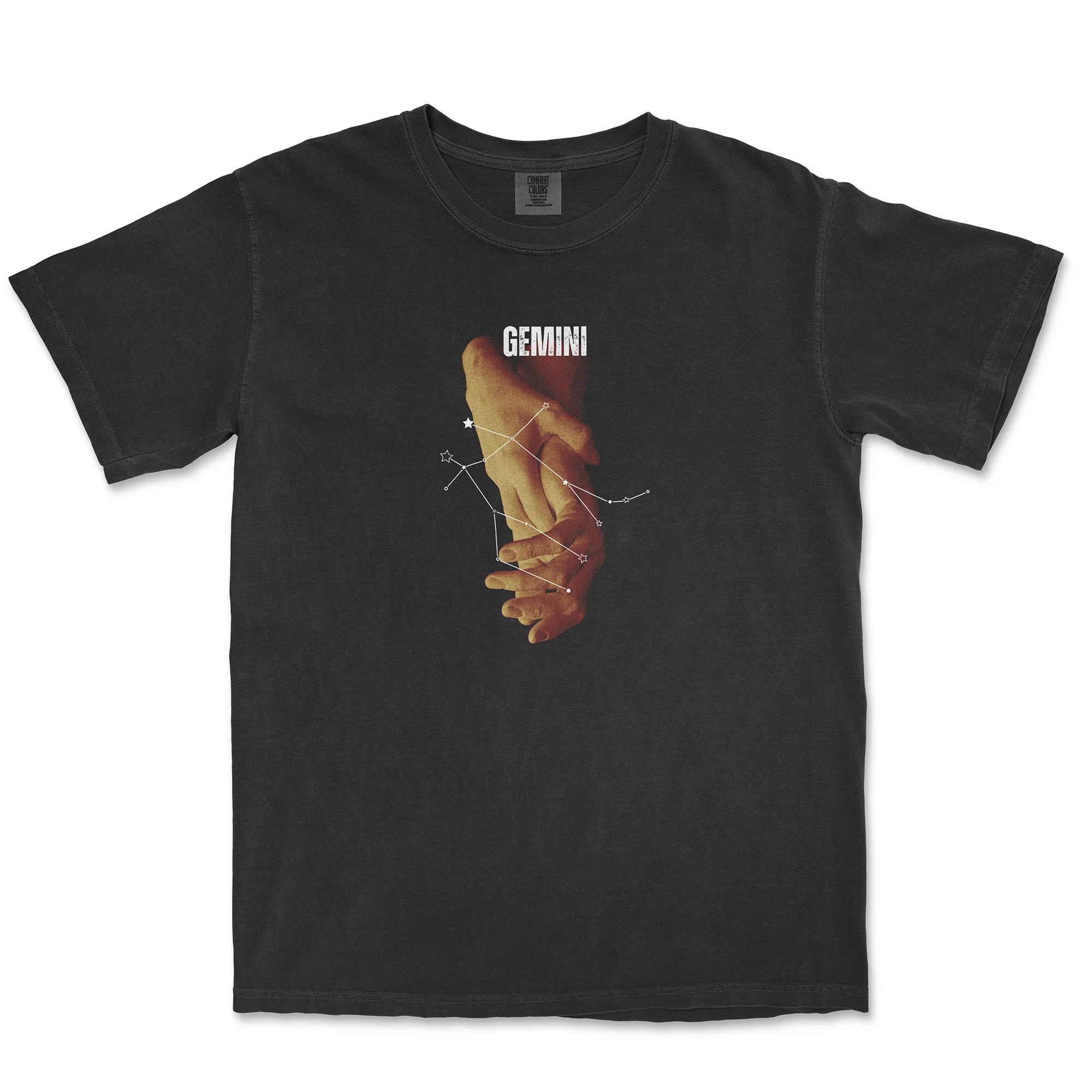 Gemini Constellation Tee - Black