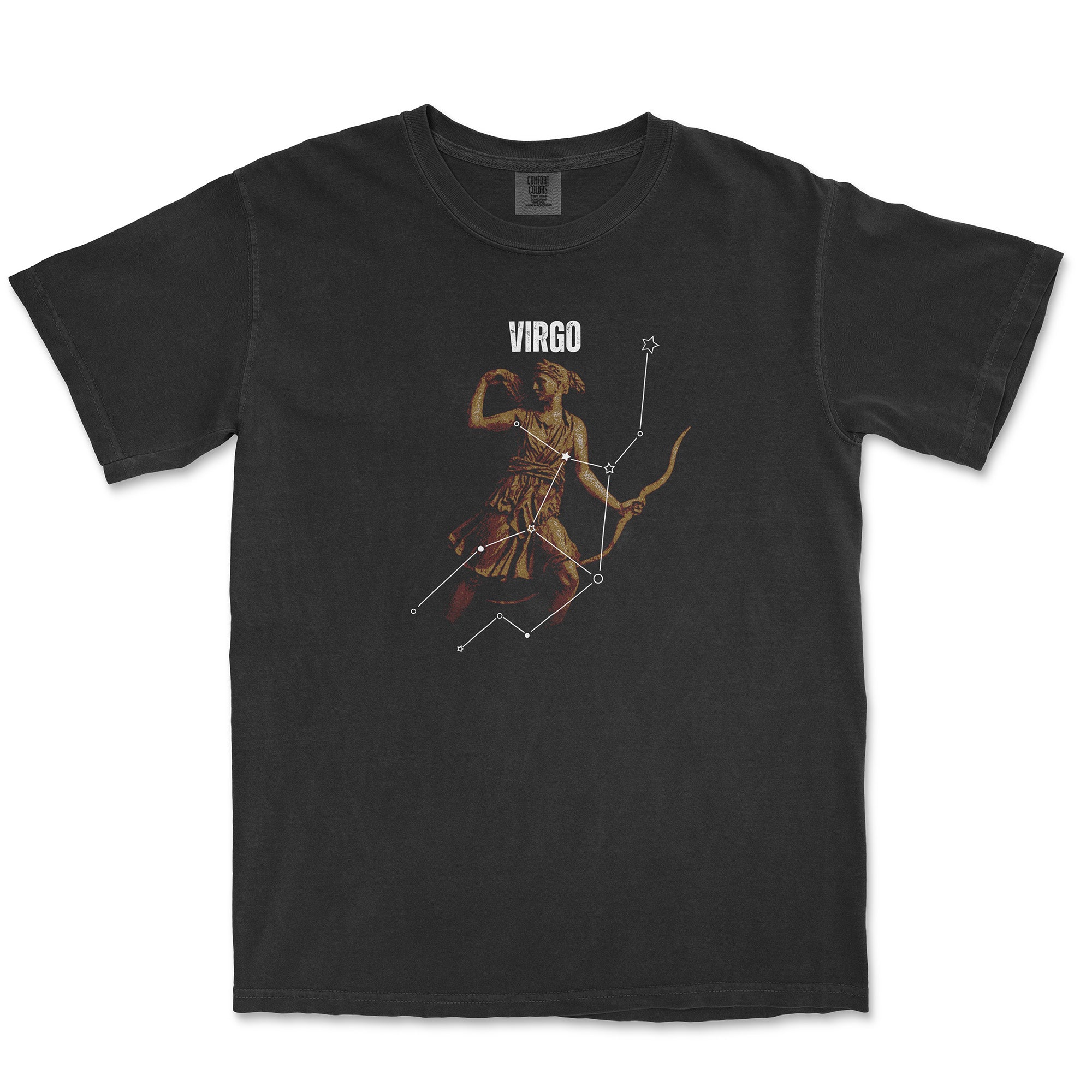 Virgo Constellation Tee - Black