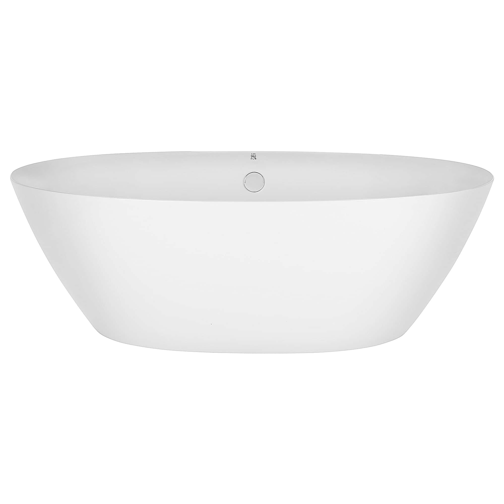 71" Freestanding Soaking Tub with Center Drain