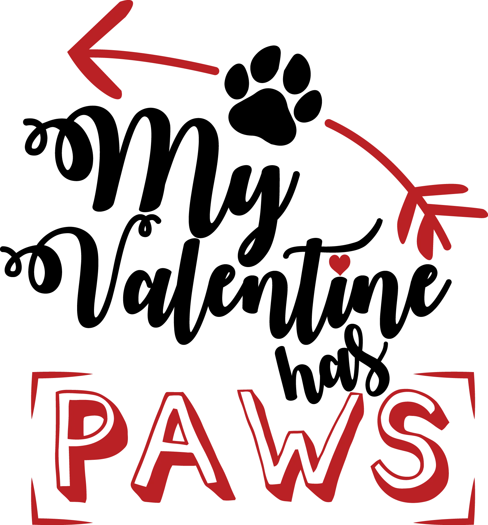 700015- Valentine has Paws