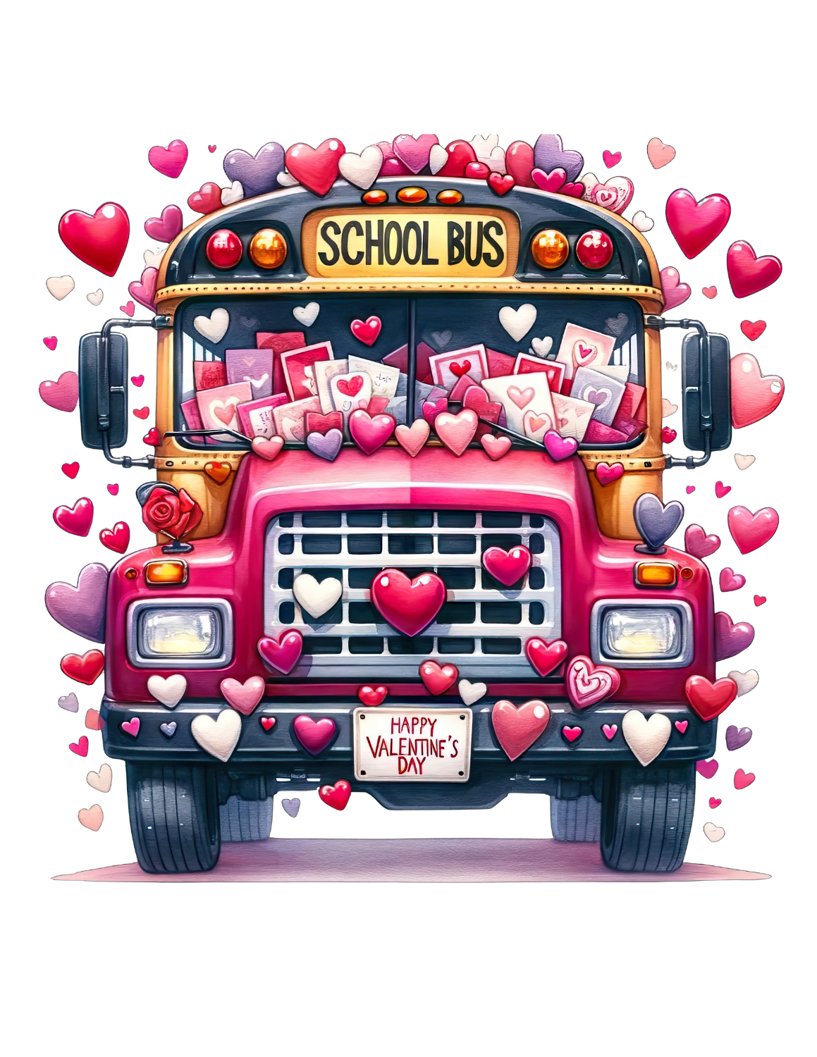 700019- Bus Valentines