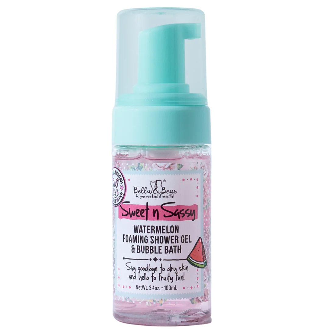 Sweet 'n' Sassy Mini Foaming Shower Gel & Bubble Bath