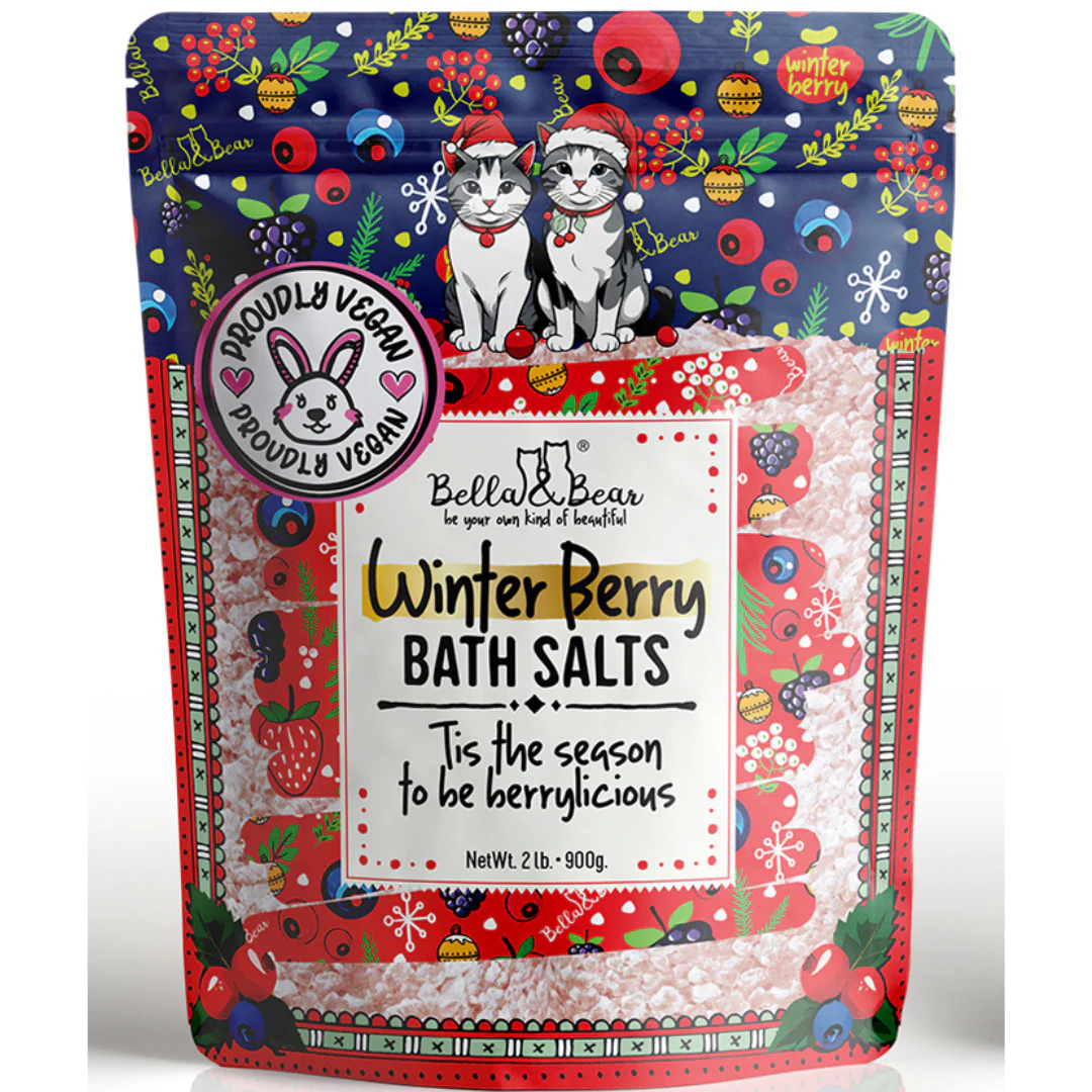 Winter Berry Holiday Bath Salts 2lb Packs