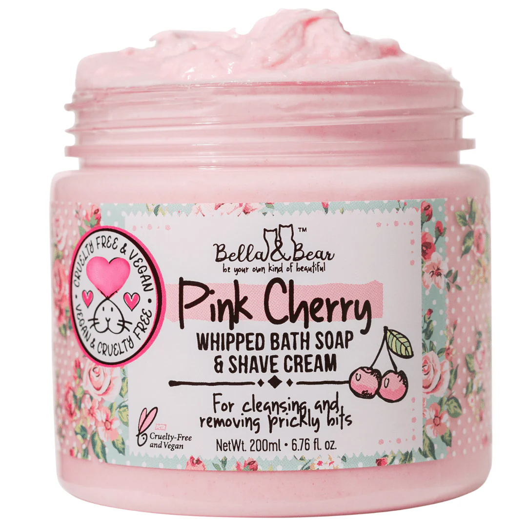 Pink Cherry Whipped Bath Soap & Shave Cream 6.7oz