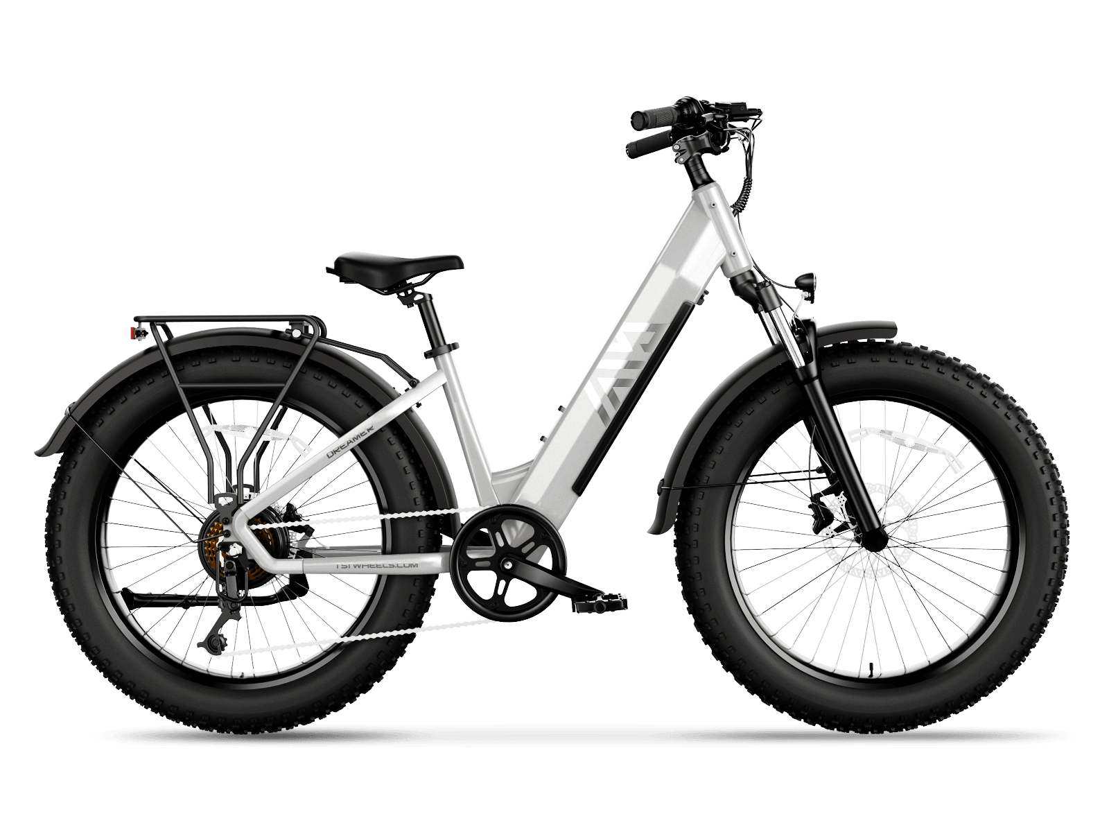 TST® Dreamer 26" Step-Thru Fat Tire Electric Bike