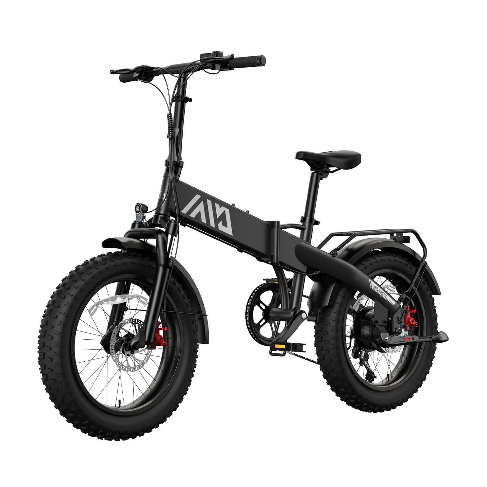 TST® R002 20'' 1500W Full Suspension Moped-style Electric Bike