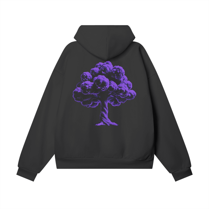 Purptree Oversize Hidden Pocket Hoodie