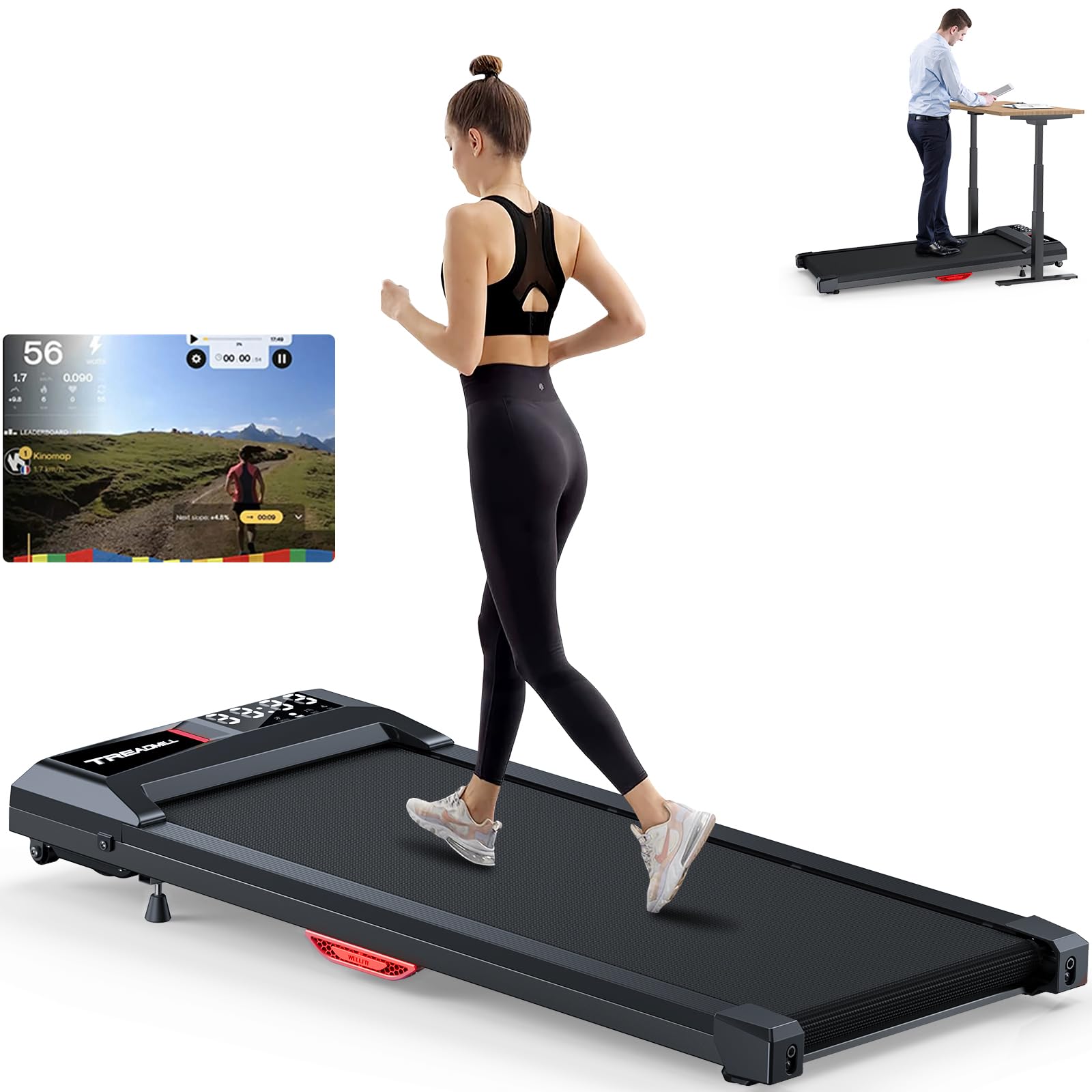 WELLFIT Walking Pad Treadmill
