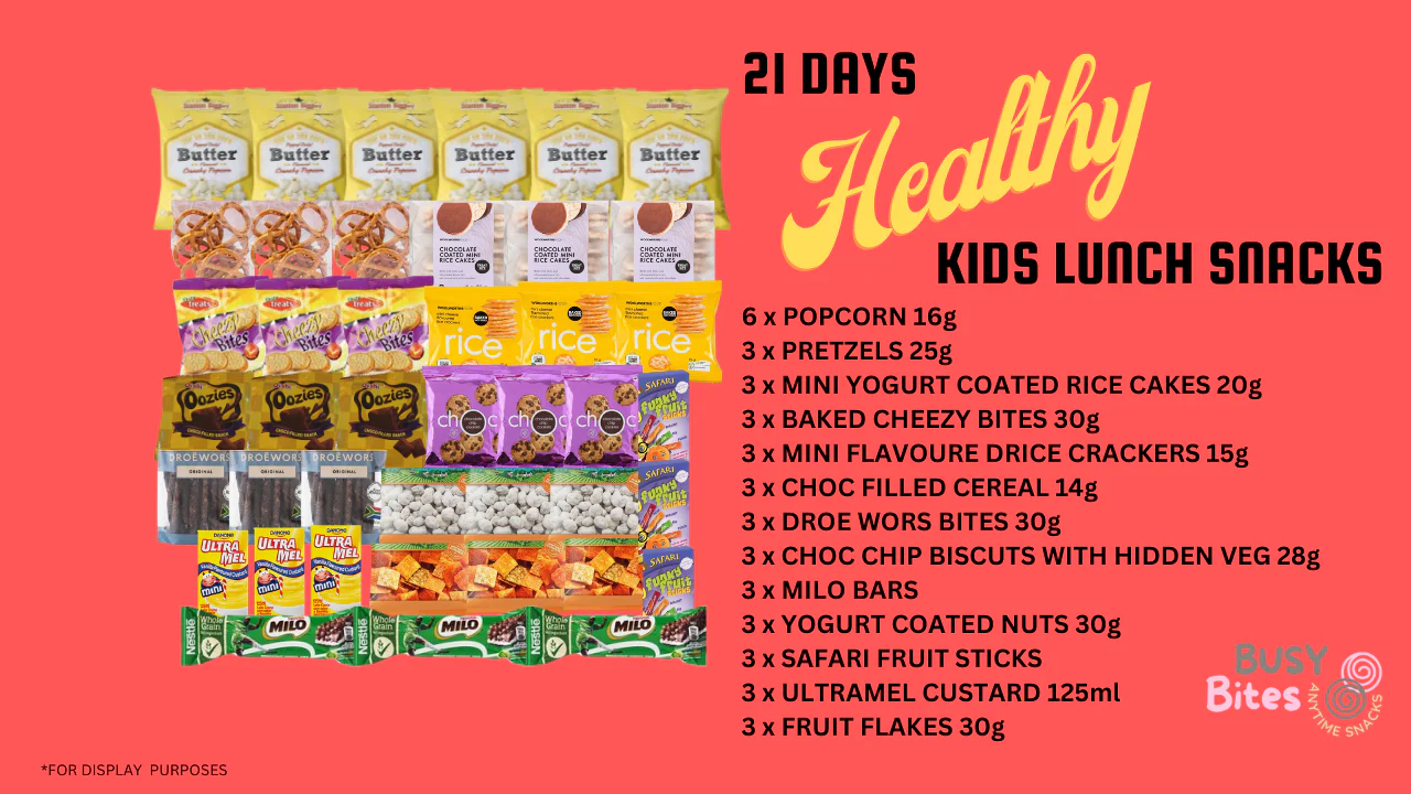 21 Days Healthy Kids Lunch Snacks